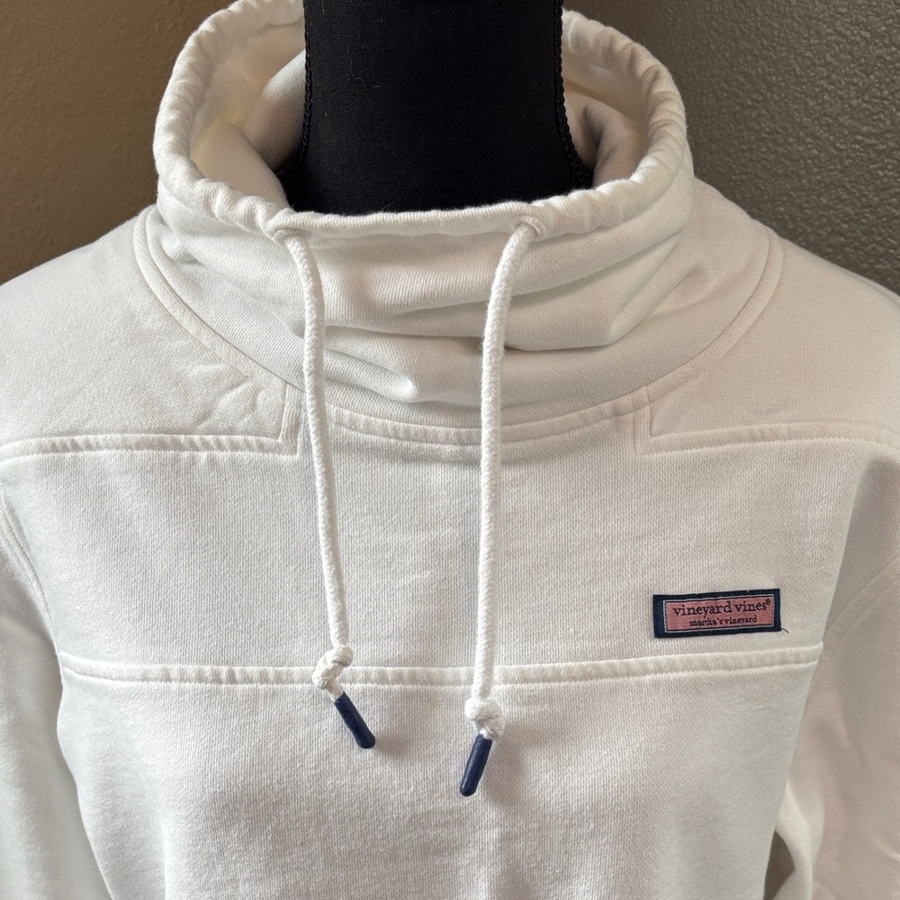 Vineyard Vines White Drawstring Pullover - image 2